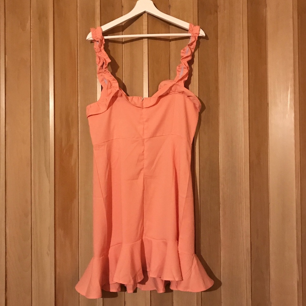 NWT Zaful Ruffle Mini Dress - Picture 4 of 6